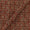 Cotton Brick Colour Mughal Print Natural Kalamkari Fabric Online 2074CQ6