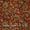 Cotton Brick Red Colour Jaal Block Print Natural Kalamkari Fabric Online 2074CV9