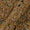 Cotton Mustard Colour Jaal Print Natural Kalamkari Fabric Online 2074CX1