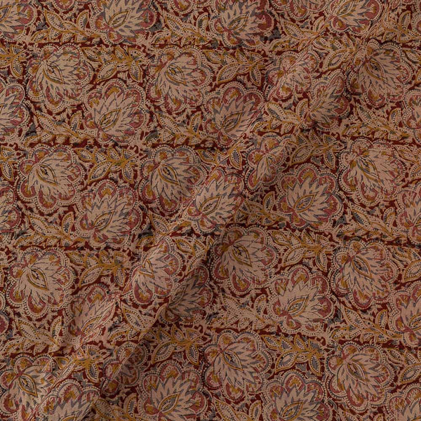 Cotton Beige Colour Jaal Print Natural Kalamkari Fabric Online 2074DD2