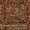 Cotton Brick Red Colour Jaal Print Natural Kalamkari Fabric Online 2074DE3