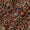Cotton Brick Colour Jaal Print Natural Kalamkari Fabric Online 2074DH6