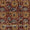 Cotton Maroon Colour Floral Block Print Natural Kalamkari Fabric Online 2074YT2
