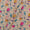 Chinon Chiffon Beige Colour Floral Print Fabric