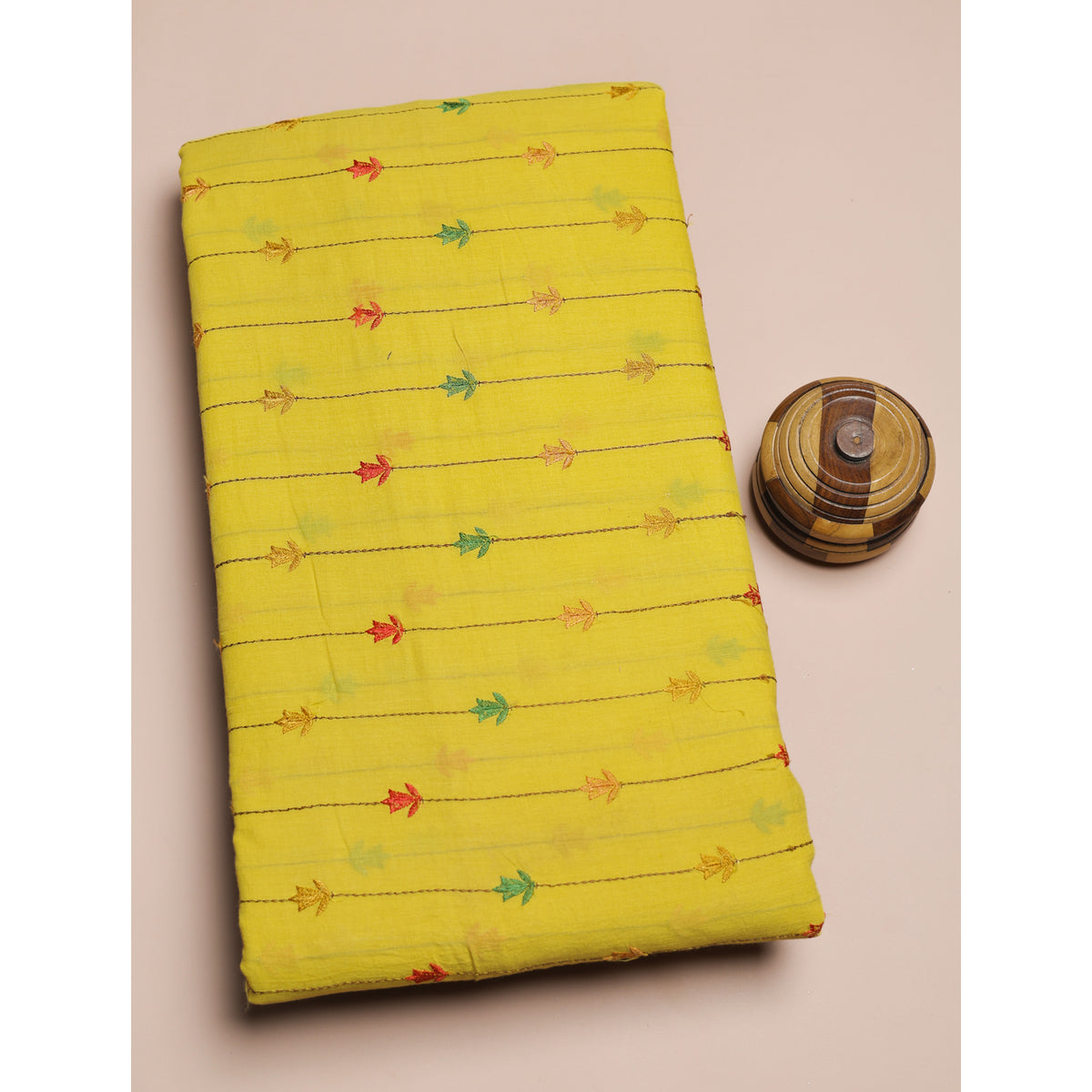 COTTON EMBROIDERED FABRIC