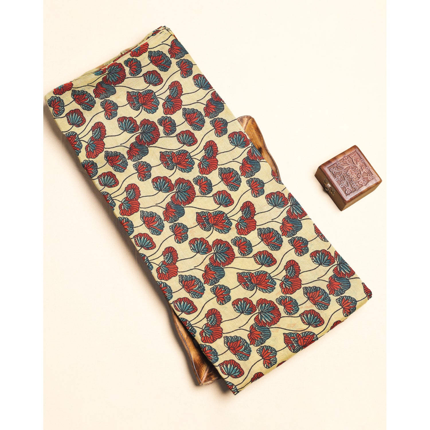CREPE AJRAKH PRINTED FABRIC