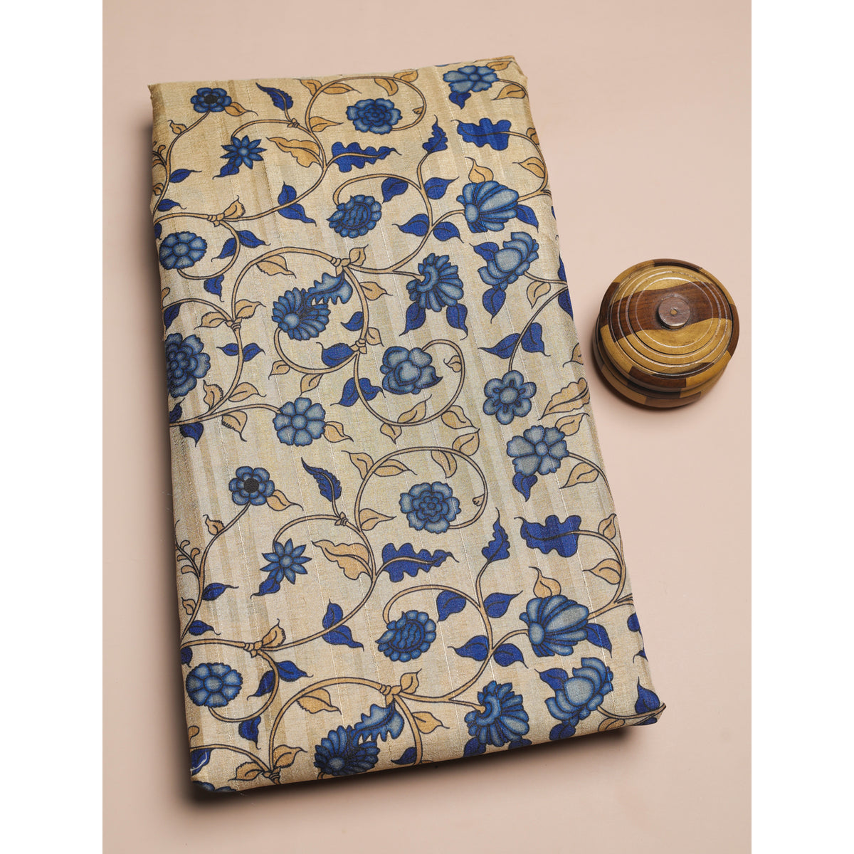 SEMI TUSSAR PRINTED FABRIC