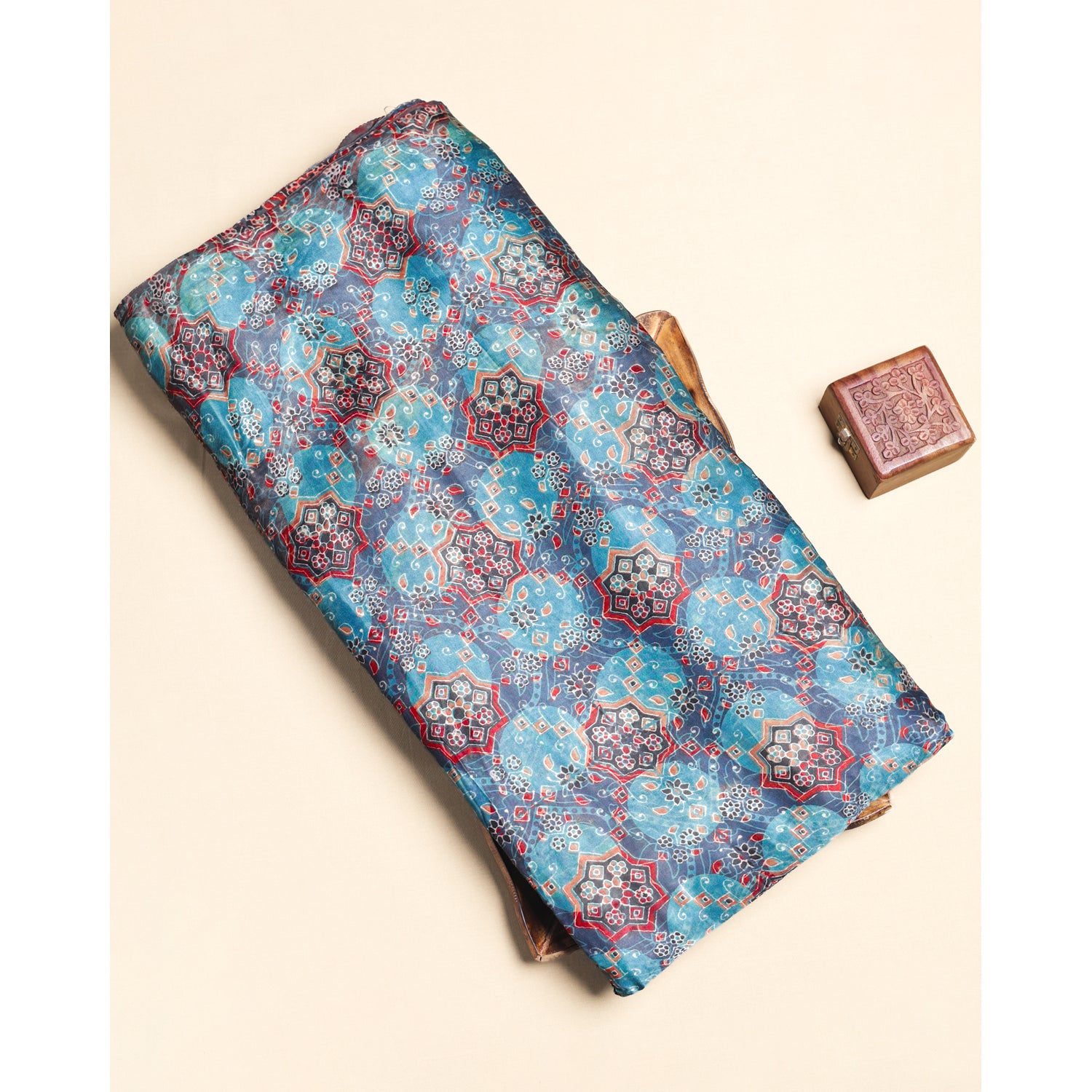 MODAL AJRAKH PRINTED FABRIC