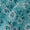 Super Fine Cotton (Mul Type) Aqua Colour Premium Digital Floral Print Fabric Online 2151PT