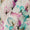Super Fine Cotton (Mul Type) Pale Green Colour Premium Digital Floral Print Fabric Online 2151QU2