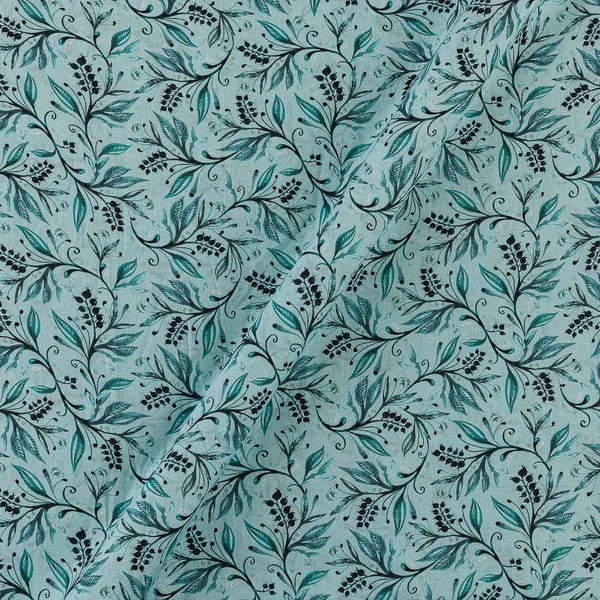Super Fine Cotton Mul Aqua Colour Premium Digital Jaal Print Fabric Online 2151RF1