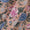 Super Fine Cotton Mul Peach Pink Colour Premium Digital Floral Print Fabric Online 2151RH3
