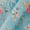 Super Fine Cotton Mul Aqua Colour Premium Digital Floral Print Fabric Online 2151RI2