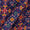 Mashru Gaji Midnight Blue Colour Digital Patola Print Fabric Online 2164EW