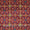 Mashru Gaji Brick Red Colour Digital Patola Print Fabric Online 2164FE