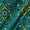Mashru Gaji Emerald Green Colour Patola Print 46 Inches Width Fabric