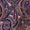 Buy Blue Purple Colour Paisley Digital Print Poly Crepe Fabric Online 2177BF