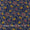 Cotton Violet Blue Colour Jaal Print Kalamkari Fabric Online 2186BA1