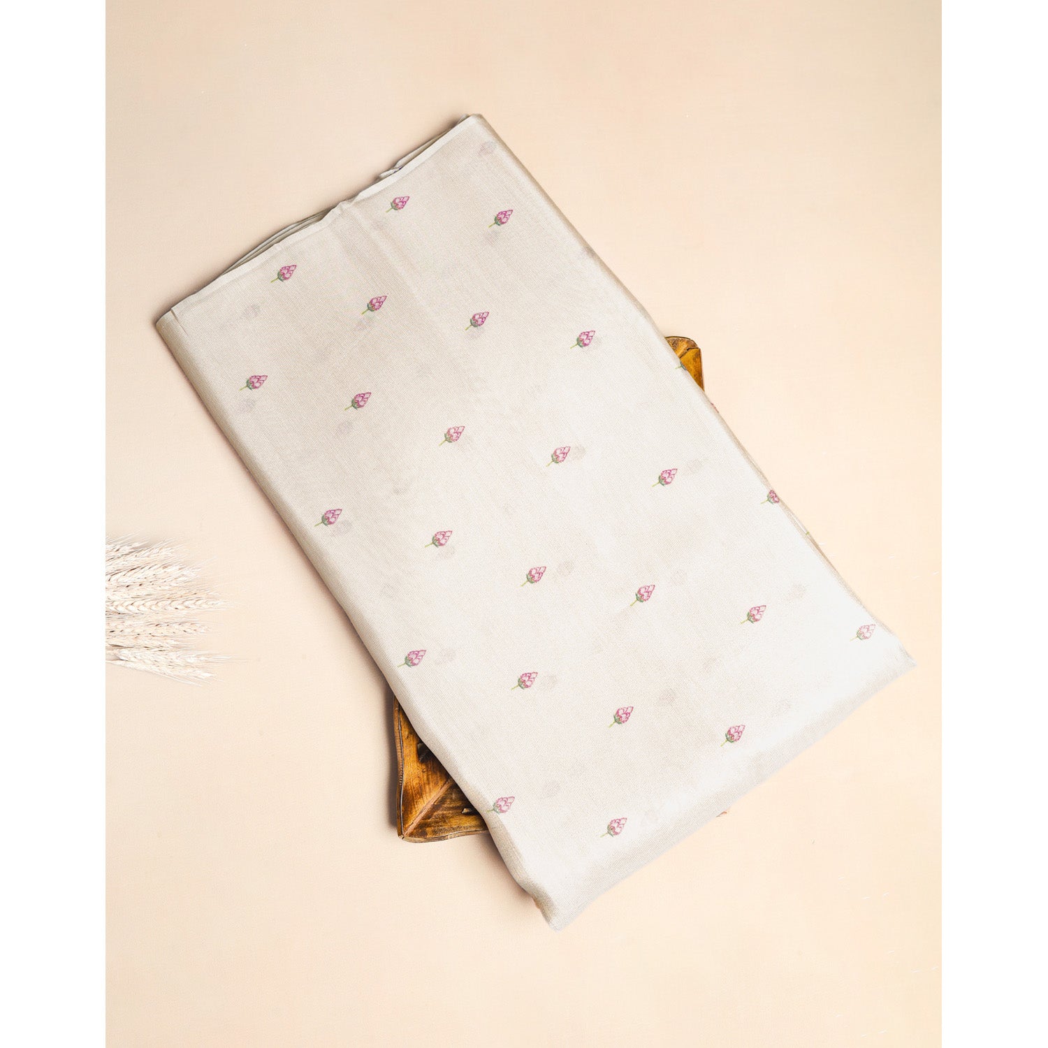 SHIMMER TISSUE PRINTED BUTTA FABRIC