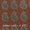 Rayon Brick Red Colour Paisley Jaal Natural Kalamkari Fabric Online 2203AA1