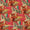 Chinon Chiffon Silk Feel Sugar Coral Colour Abstract Print 43 Inches Width Viscose Fabric