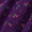 Geometric Prints on Deep Purple Colour Crepe Silk Feel 45 Inches Width Viscose Fabric