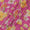 Jaal Prints on Candy Pink Colour Crepe Silk Feel Viscose Fabric Online 2220AO2