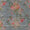 Organza Aqua Colour Digital Floral Jaal Print Fabric Online 2223GT