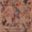 Organza Peach Orange Colour Digital Floral Print Fabric Online 2223HS