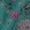 Organza Aqua Marine Colour Digital Floral Print Fabric Online 2223HY