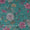 Organza Aqua Marine Colour Digital Floral Print Fabric Online 2223HY