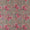 Organza Dove Grey Colour Digital Floral Print Fabric Online 2223IJ