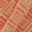 Peach Orange Colour Geometric Print Self Checks Georgette Fabric Online 2238U