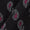 Georgette Black Colour Paisley Print Poly Fabric Online 2253CM2