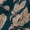 Georgette Teal Colour Floral Print Fabric Online 2270AQ