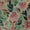 Georgette Pistachio Colour Leaves Print Fabric Online 2270BF