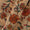 Georgette Peach Colour Jaal Print Fabric Online 2270BV