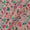 Buy Premium Pure Linen Petal Pink Colour Leaves Print Fabric Online 2289AE