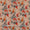 Buy Premium Pure Linen Pale Peach Colour Floral Jaal Print Fabric Online 2289AF