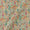 Premium Pure Linen Pale Pistachio Colour Floral Jaal Print Fabric Online 2289AN2