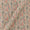 Premium Pure Linen Pale Yellow Colour Floral Jaal Print 45 Inches Width Fabric