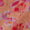 Premium Pure Linen Sugar Coral Colour Floral Print Fabric