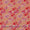 Premium Pure Linen Sugar Coral Colour Floral Print Fabric