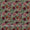 Silver Chiffon Pistachio Colour Digital Floral Print Poly Fabric 2290AV
