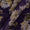 Silver Chiffon Dark Purple Colour Digital Floral Print Poly Fabric cut of 0.40 Meter
