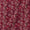 Silver Chiffon Cherry Red Colour Digital Floral Print Poly Fabric Online 2290CO