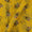 Silver Chiffon Turmeric Yellow Colour Digital Floral Print Poly Fabric Online 2290EC