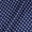 Satin Feel Navy Blue Colour Polka Print 45 Inches Width Fancy Fabric