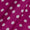 Satin Feel Magenta Pink Colour Polka Print 45 Inches Width Fancy Fabric