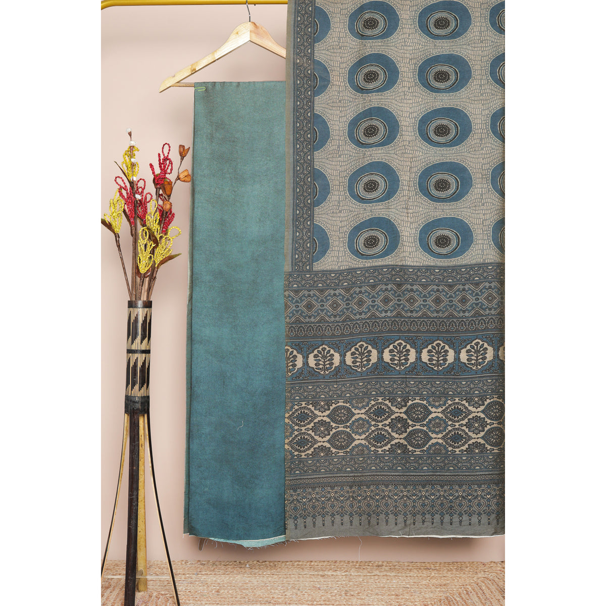 MOGRA CHANDERI 2 PIECE SET